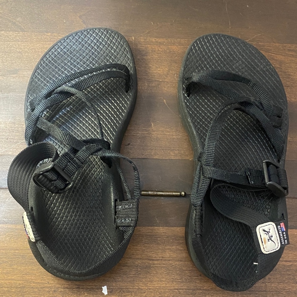 Chaco Black Sandals with Straps